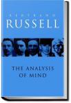 The Analysis of Mind | Bertrand Russell