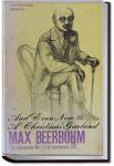 And Even Now | Sir Max Beerbohm