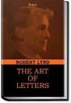 The Art of Letters | Robert Lynd