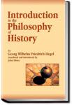 Introduction to the Philosophy of History | Georg Wilhelm Friedrich Hegel