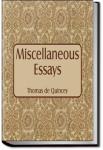 Miscellaneous Essays | Thomas De Quincey