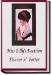 Miss Billy's Decision | Eleanor H. Porter