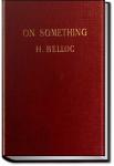On Something | Hilaire Belloc