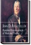 Random Reminiscences of Men and Events | John D. Rockefeller