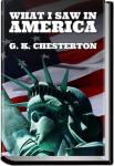 What I Saw in America | G. K. Chesterton