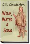 Wine, Water, and Song | G. K. Chesterton