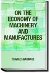 On the Economy of Machinery and Manufactures | Charles Babbage
