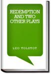 Redemption and two other plays | Leo Tolstoy