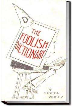 The Foolish Dictionary | Gideon Wurdz