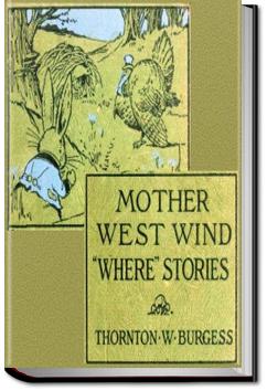Mother West Wind Where Stories | Thornton W. Burgess