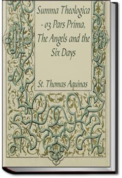 Summa Theologica - Part 3 | Saint Thomas Aquinas